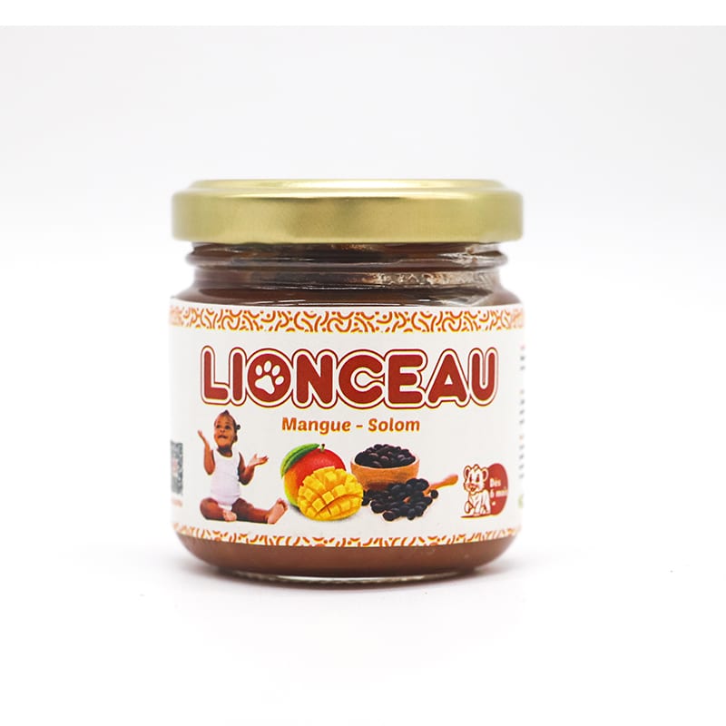 LIONCEAU - Compote saveur mangue-solom - 90g Dakar Dialy