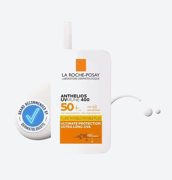 La Roche-Posay - Crème solaire Invisible Ultra-Légère Non Parfumée Anthelios Uvmune 400 Dakar Dialy