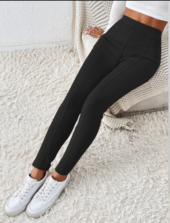 Legging Unicolore Taille Haute – Confort Quotidien Dialy - Dakar 