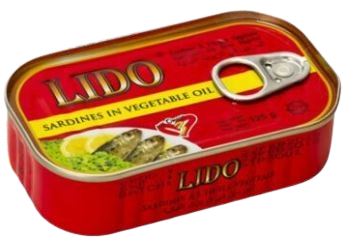 Lido - Boîte de Sardines à l'huile végétale - 125g dakar dialy