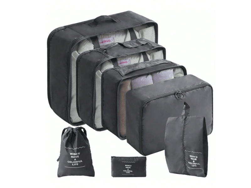 Lot de7 Pièces Sac de rangement multifonctionnel pour voyage Dialy - Dakar