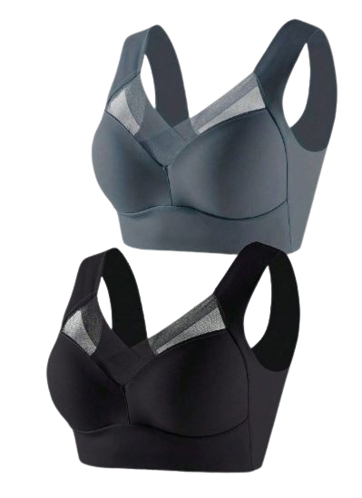 Lot de 2 Soutiens-Gorge Push-Up Sans Couture – Bonnets Fixes Dialy - Dakar 