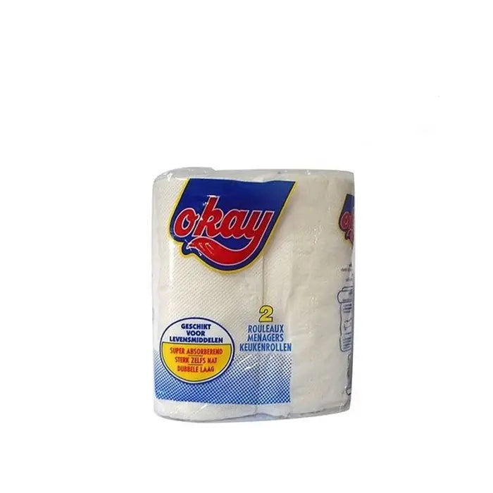 Lot de  2 rouleaux Essuie-Tout OKAY – Résistant & Absorbant Dialy - dakar 