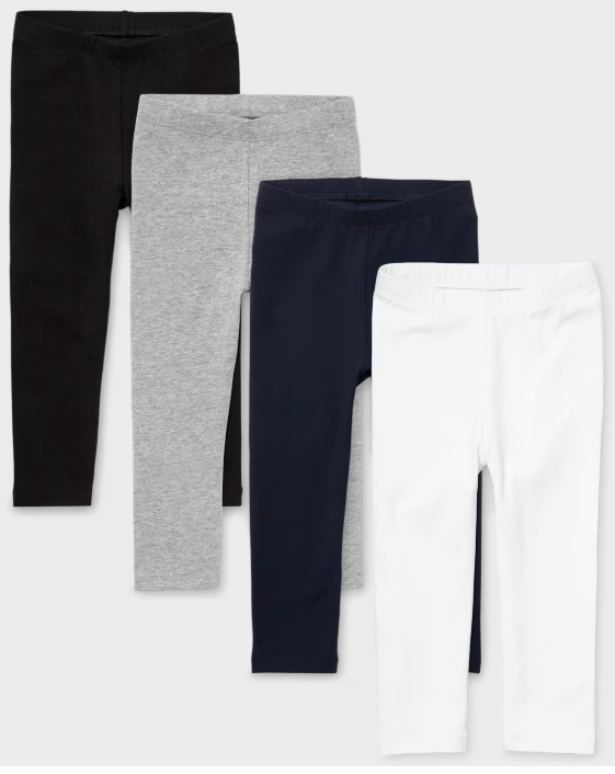 Lot de 4 Leggings Bébé & Petite Fille – Multicolore (18-21kg) Dialy - Dkar 
