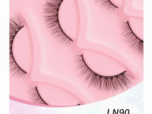 Lot de 5 Paires de Faux Cils Fins – Effet Naturel et Léger Dakar Dialy