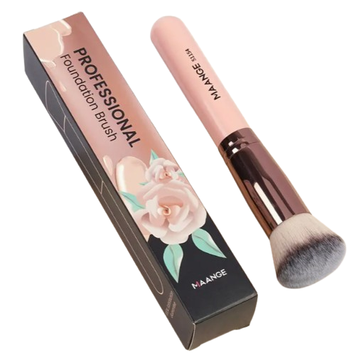 MAANGE Brosse fond de teint ovale – Poils doux en nylon Dakar Dialy