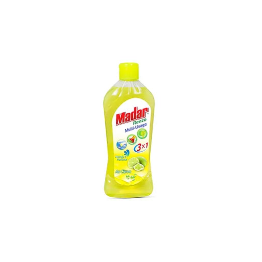MADAR RENZO - Savon liquide dégraissant rapide au citron, multi-usages - 225g Dakar Dialy