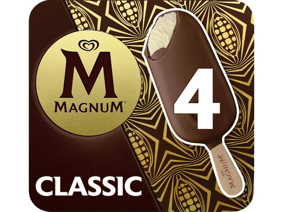 MAGNUM - Glace au chocolat classic - 4 bâtonnets (300g) Dakar Dialy