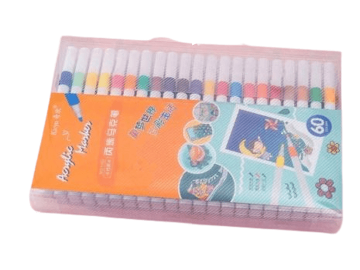 Ensemble de 60 marqueurs de peinture acrylique pour peinture et art