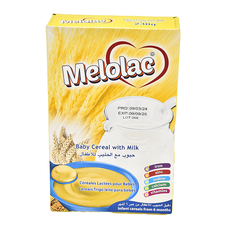 MELOLAC - Céréales lactées pour bébé - 230g Dakar Dialy