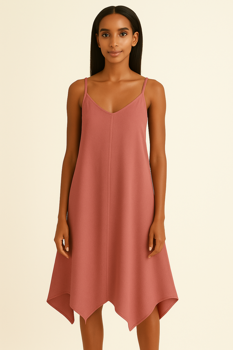 MIAOZIXIN - Robe légère vieux rose - L/XL Dakar Dialy