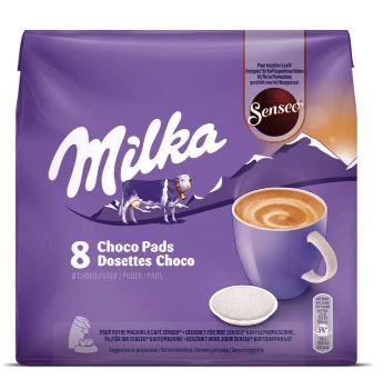 Dosettes Chocolat Au Lait Milka X8; 112g - Senseo - SENSEO