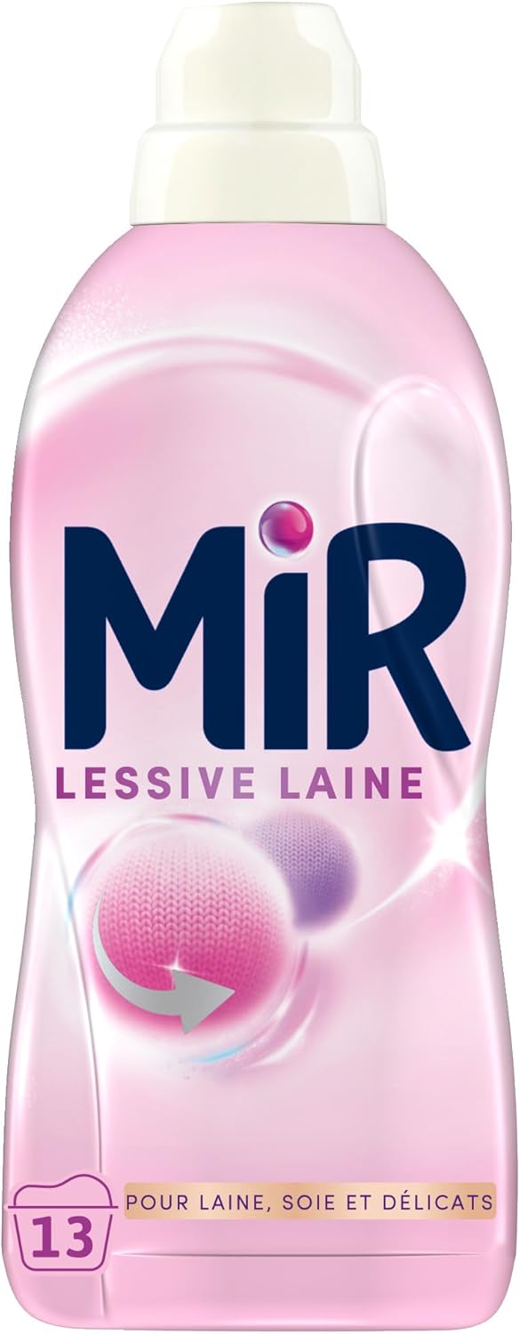 MIR Lessive Liquide Laine 3en1 – Main & Machine 650ml Dialy - Dakar