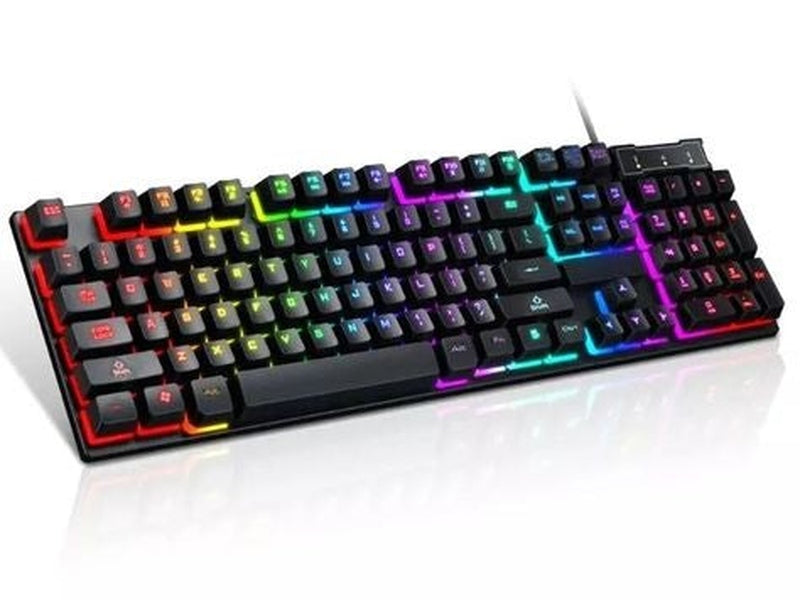 MOXOM MX-KB10 – Clavier Gaming Rétroéclairé Universel Dialy - Dakar 