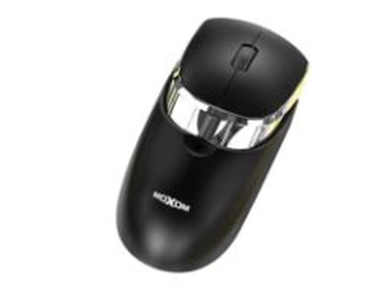 MOXOM MX-MS15 – Souris Sans Fil Ergonomique Noir & Argent Dialy - Dakar 