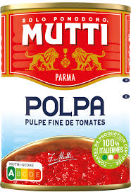Pulpe de tomates Mutti 400g disponible à Dakar sur Dialy