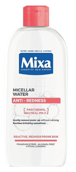 Eau micellaire Mixa Expert pour peaux sensibles – 400 ml, disponible à Dakar en 60 min sur Dialy.







