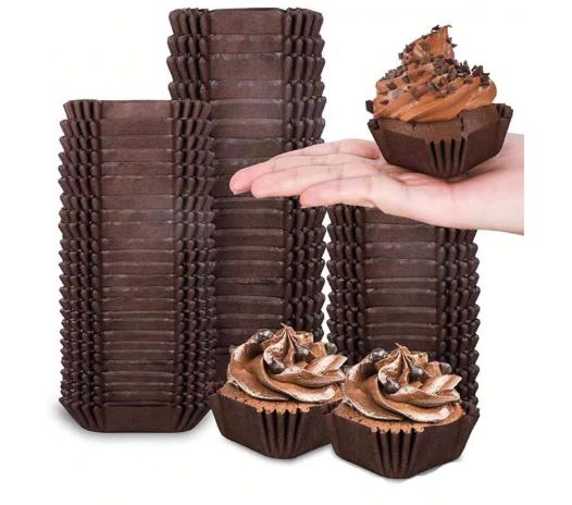 Moules carrés en silicone – Mini cupcakes Dialy - Dakar 