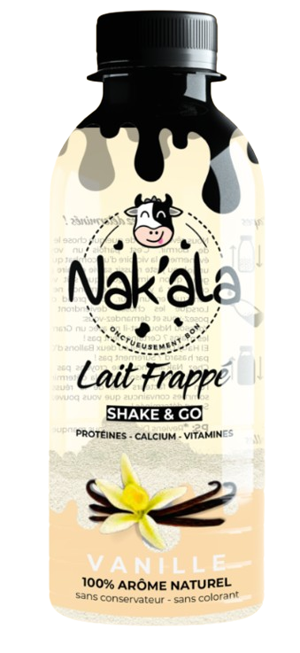 NAK'ALA - Lait frappé saveur Vanille Shake & go  Dakar Dialy