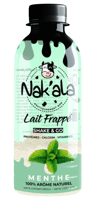 NAK'ALA - Lait frappé saveur menthe shake & go Dakar Dialy