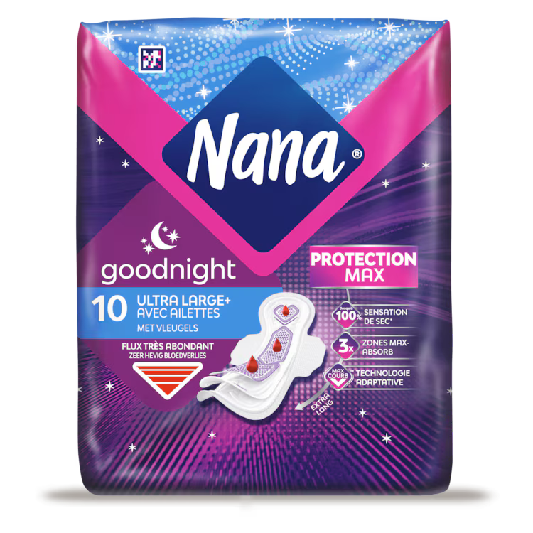 NANA - Goodnight Serviettes Ultra Larges+ avec ailettes  Dialy - Dakar