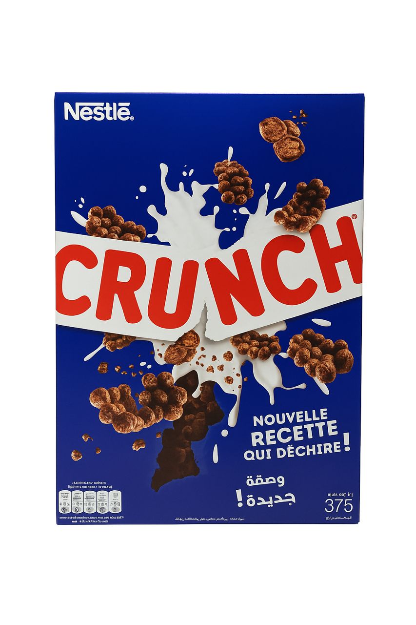 Céréales Crunch au Chocolat Nestlé 375 g, disponibles sur Dialy à Dakar en 60 min.