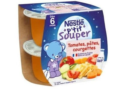 NESTLÉ - Pot bébé P'tit Souper Tomates Pâtes Courgettes - 2X200g Dakar Dialy