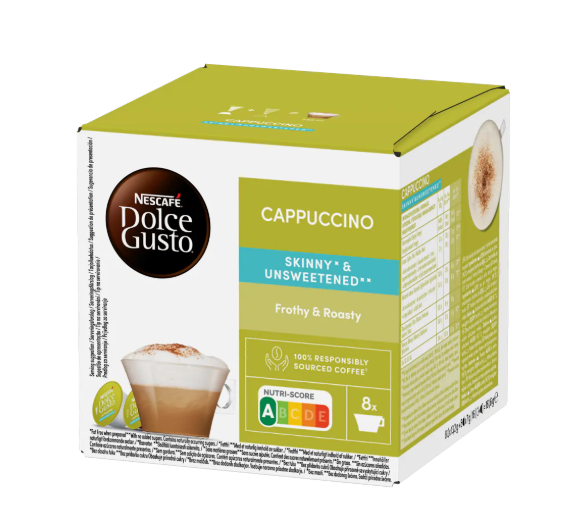 Nescafe Dolce Gusto - Capsules de café au cappuccino light - 8 capsules Dakar Dialy
