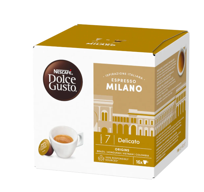 Nescafe Dolce Gusto - Capsules de café espresso Milano - 16 capsules Dakar dialy