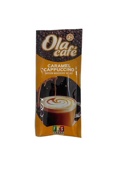 OLA - Café caramel cappucino, boisson mousseuse au lait - 18g Dakar Dialy