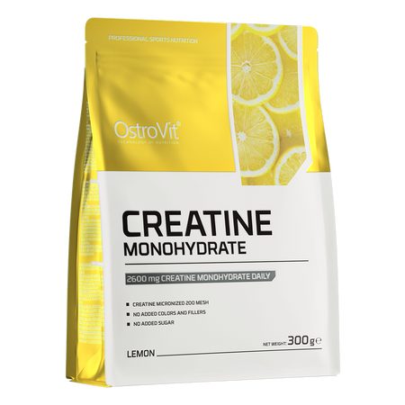 OSTROVIT Creatine Monohydrate Saveur Citron 300G disponible sur Dialy à Dakar – booster de force pour sportifs
