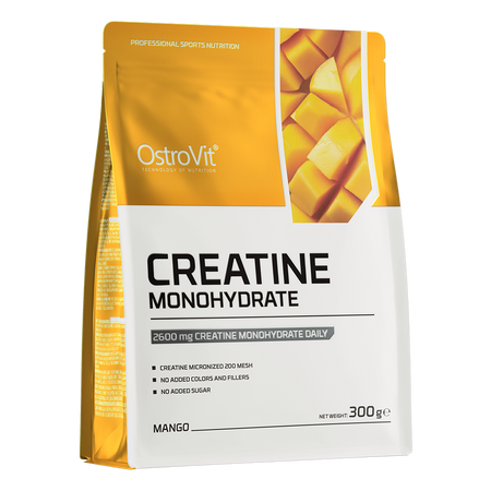 OSTROVIT Creatine Monohydrate Saveur Mangue 300G disponible sur Dialy à Dakar – booster de force pour sportifs