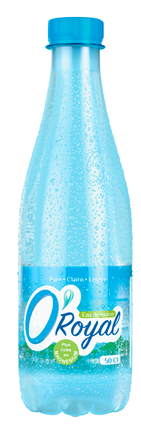 O'Royal - Bouteille d'eau minérale - 50cl Dialy - Dakar 