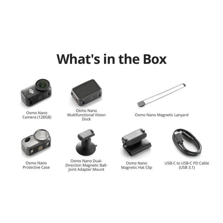 DJI Osmo Nano 128GB Action Camera – Standard Combo