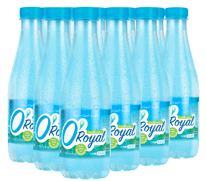 O'Royal - Bouteille d'eau minérale - 33 CL