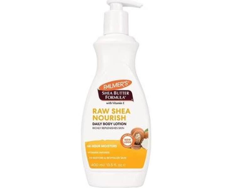 Lotion hydratante Palmer’s au beurre de karité, 400 ml. Disponible en 60 min à Dakar sur Dialy.







