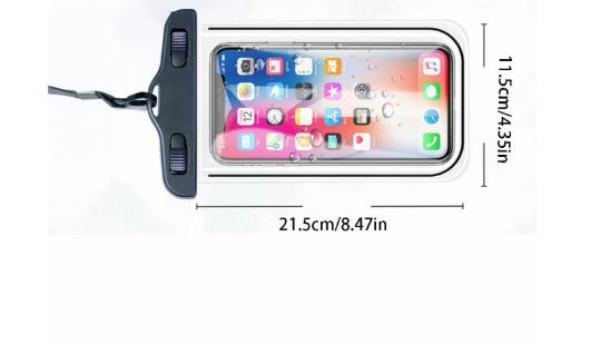 Sac Étanche Transparent pour Téléphone Portable – Protection Imperméable