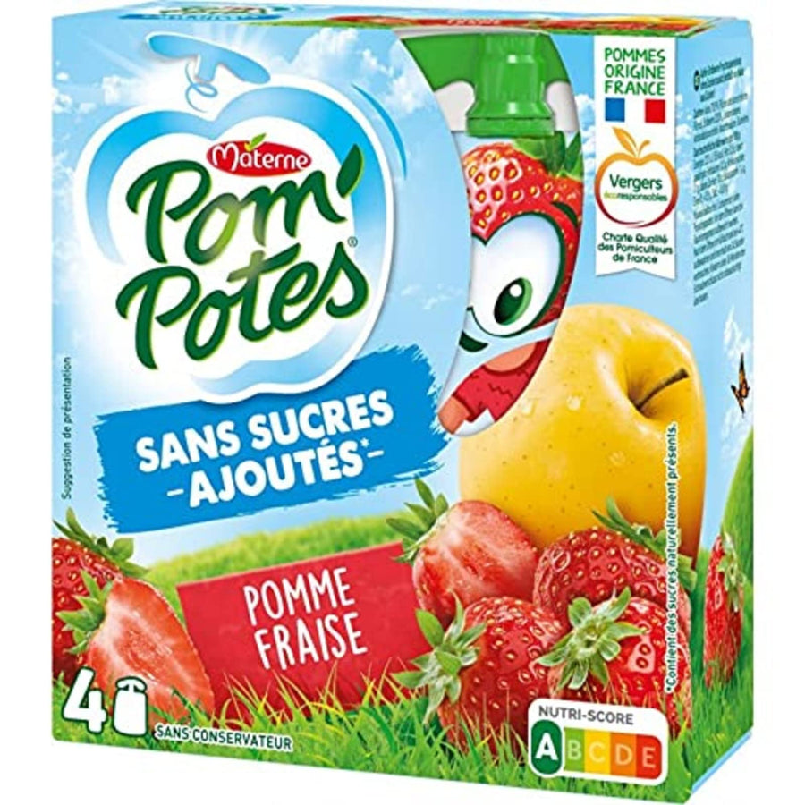 Pom'potes - Compote gourde pomme fraise sans sucres ajoutés dakar dialy