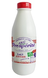 PROSPERITÉ - Lait uht entier bouteille - 1L Dialy - Dakar 