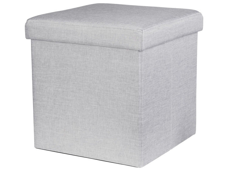 LIVARNO - Pouf coffre petit modèle avec espace de rangement
