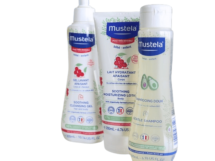 Mustela - Pack Peaux Sensibles Pour Bébé - 3 produits