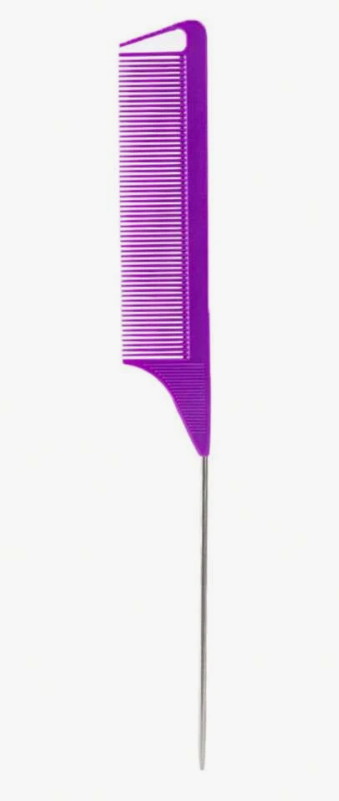 Peigne Antistatique en Acier Inoxydable - Pointe Colorée - 1 Pièce Dialy - Dakar 