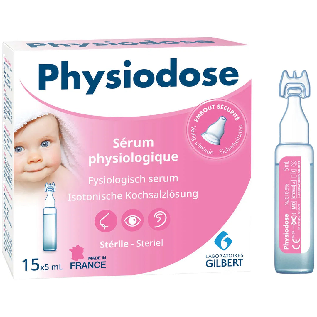 PHYSIODOSE sérum physio unidose sécurité 15 x 5 ml