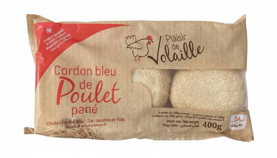 Cordon bleu de poulet pané Plaisir de Volaille 400g dispo à Dakar sur Dialy en 60min à Dakar