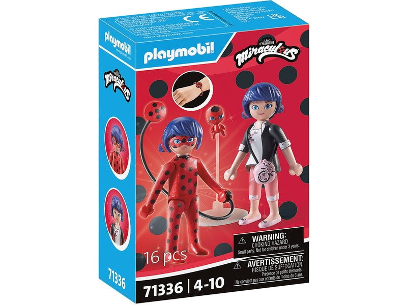 Playmobil Figurine Miraculous - Marinette et Ladybug Dialy - Dakar 