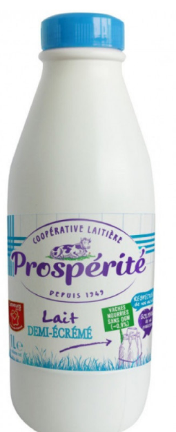 Prospérité - Lait Demi-Écrémé 1L Dialy - Dakar 