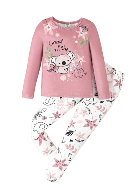 Pyjama enfant 4 ans imprimé – Haut manches longues + pantalon Daly - Dakar