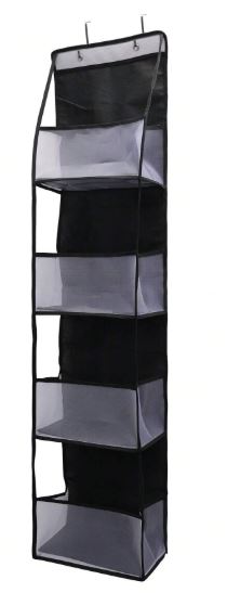 Rangement suspendu à 4 couches par-dessus la porte