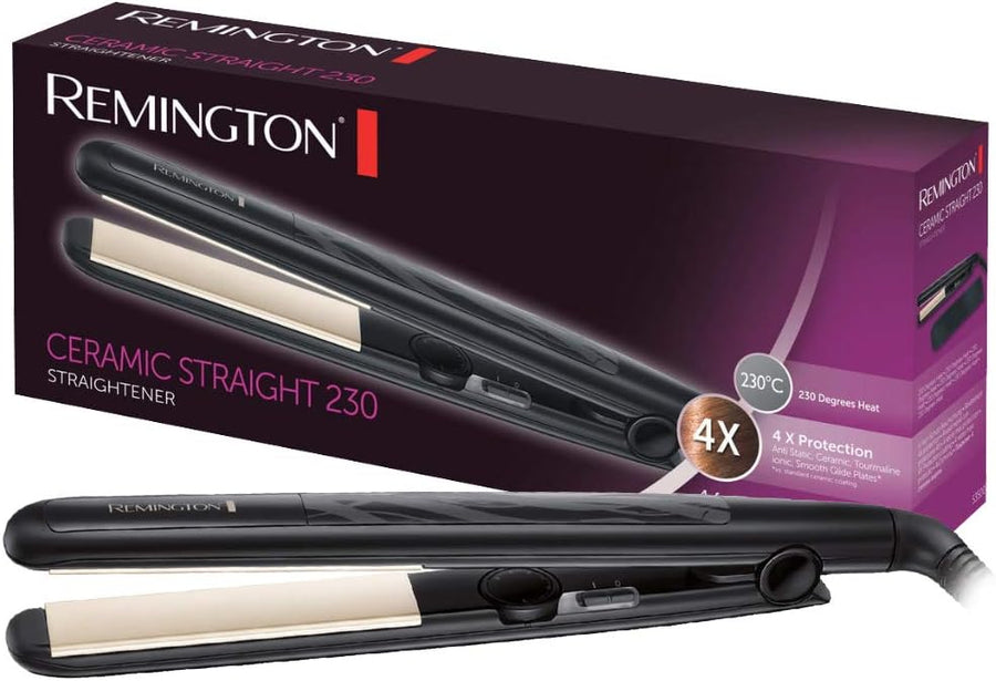 REMINGTON - Lisseur Cheveux S3500 – 4X Protection – Revêtement Céramique Tourmaline Dialy - Dakar 
