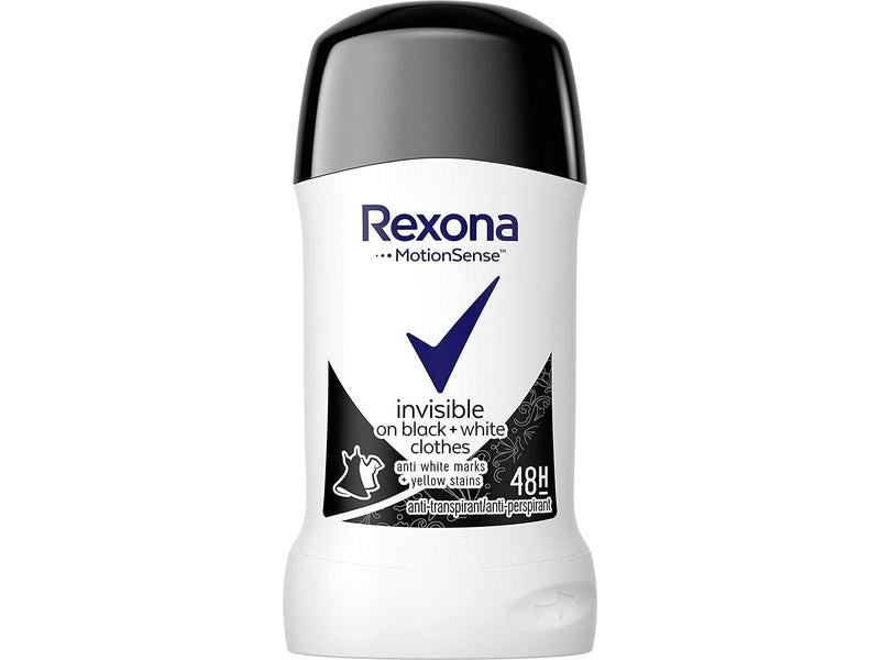 REXONA - Déodorant Stick Invisible Black & White Diamond 40 ml Dakar - Dialy